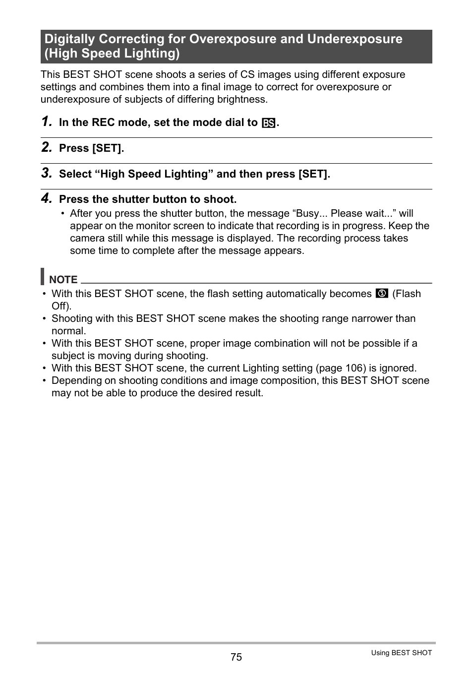 Casio EXILIM EX-FH100 User Manual | Page 75 / 203
