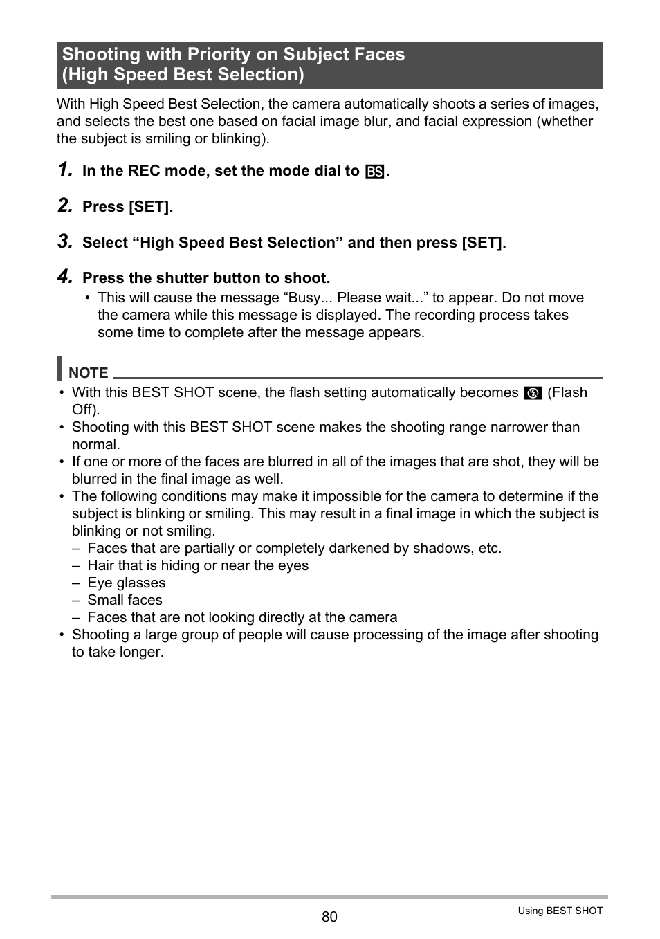 Casio EXILIM EX-FH100 User Manual | Page 80 / 203