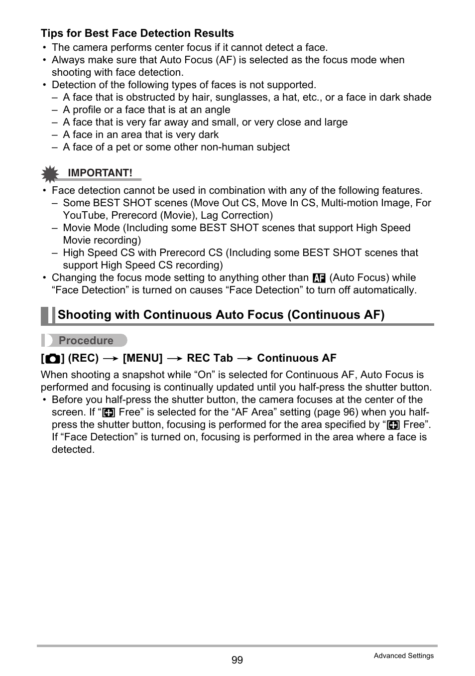 Ge 99) | Casio EXILIM EX-FH100 User Manual | Page 99 / 203