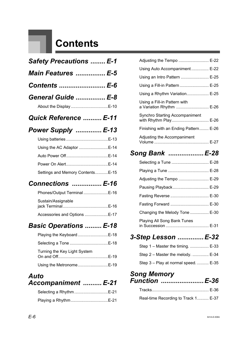 Casio Adaptor User Manual | Page 8 / 33