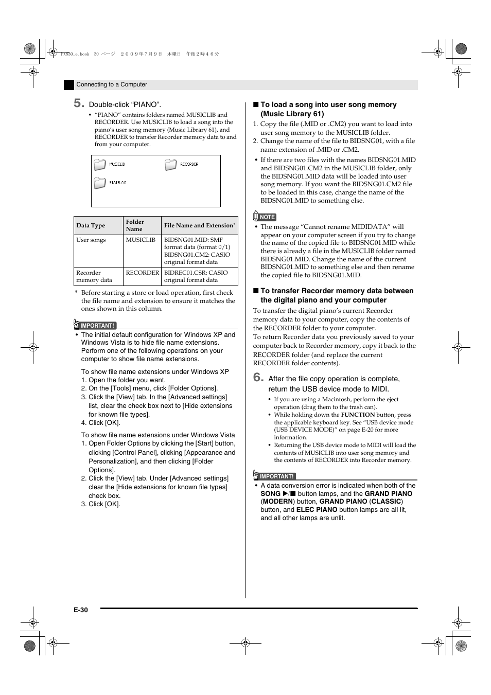 Casio PX830ES1B User Manual | Page 32 / 47