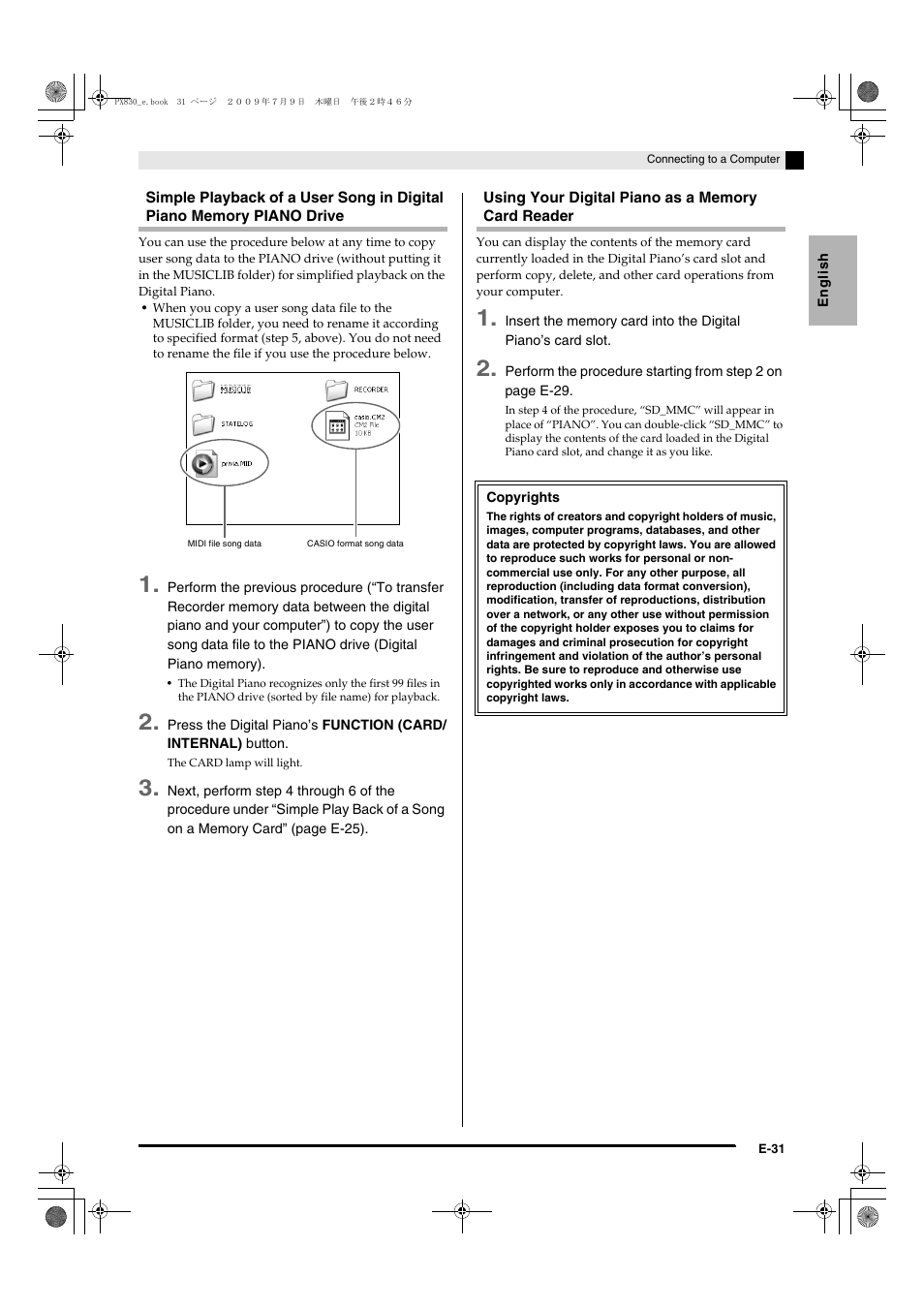 Casio PX830ES1B User Manual | Page 33 / 47