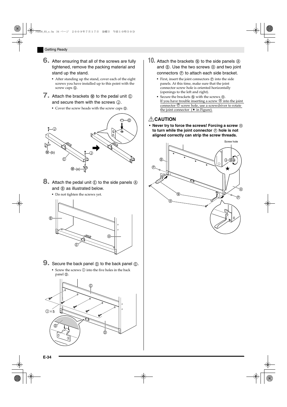 Casio PX830ES1B User Manual | Page 36 / 47