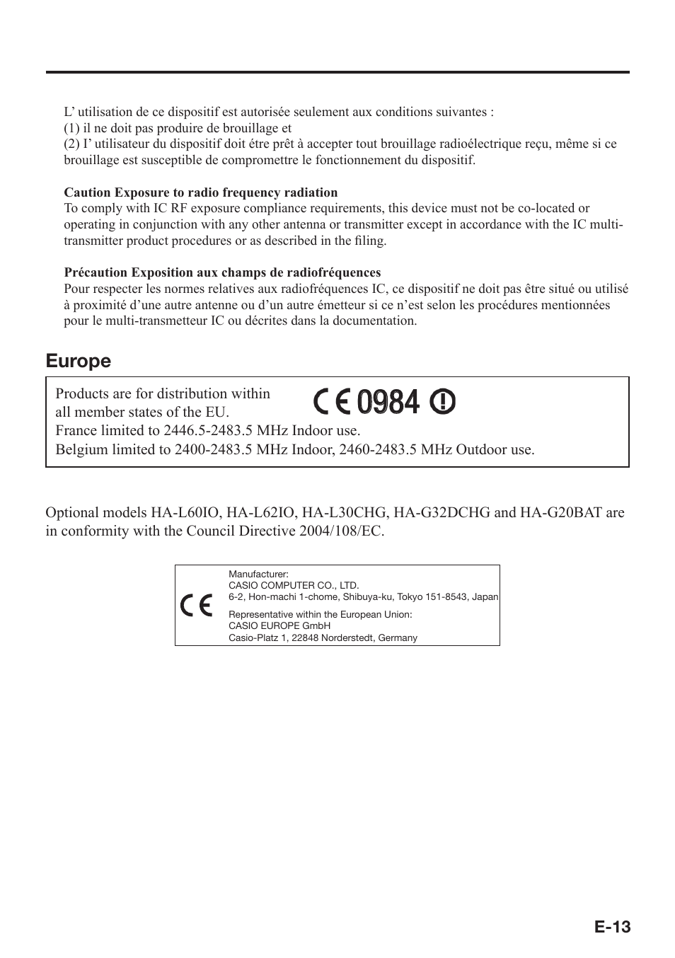 Casio IT-9000 User Manual | Page 15 / 86
