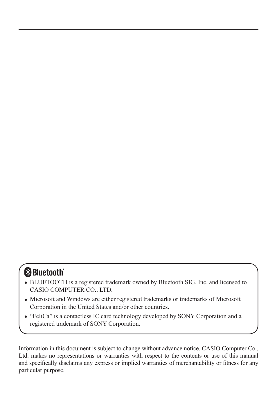 Casio IT-9000 User Manual | Page 2 / 86