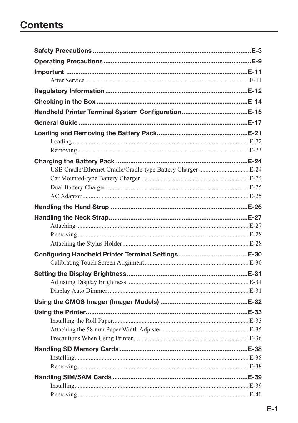 Casio IT-9000 User Manual | Page 3 / 86