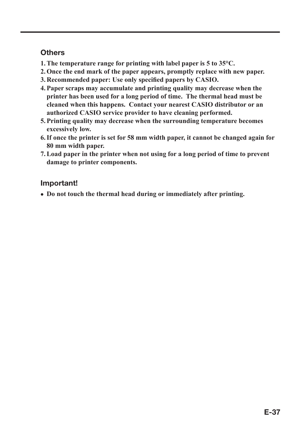 Casio IT-9000 User Manual | Page 39 / 86