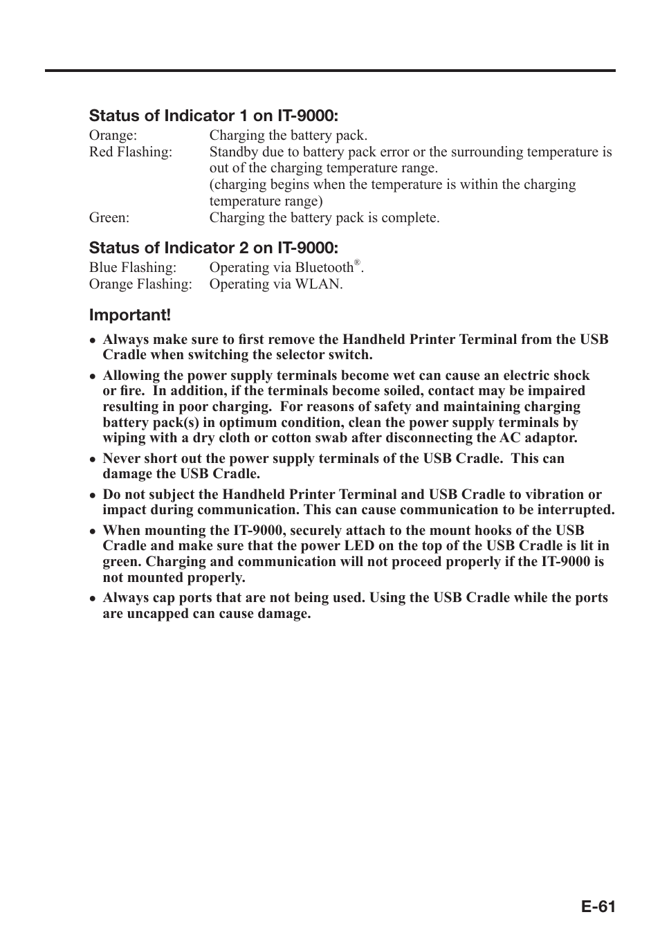 Casio IT-9000 User Manual | Page 63 / 86