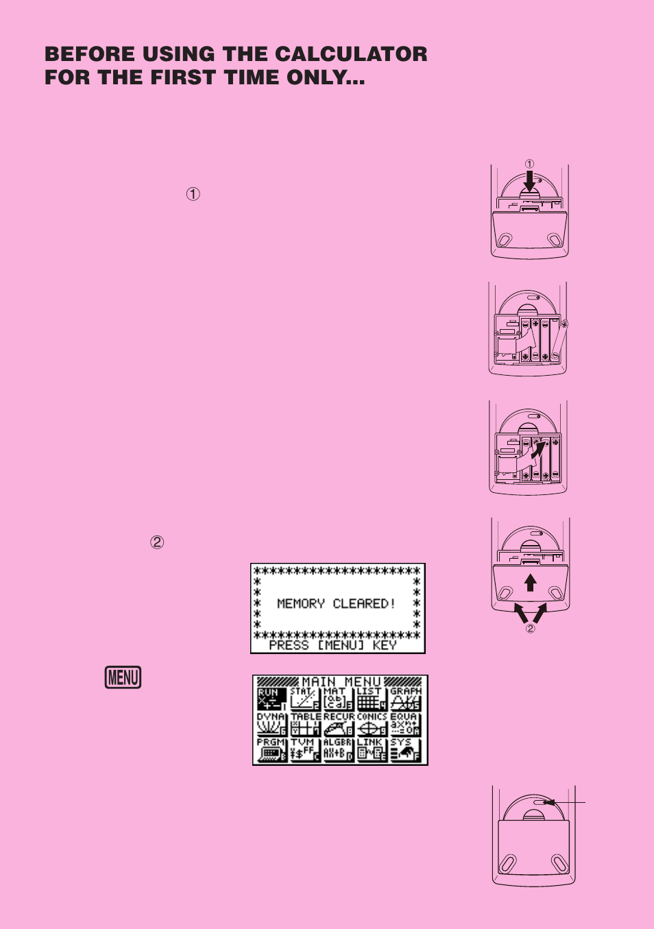 P button | Casio CFX-9970G User Manual | Page 2 / 39