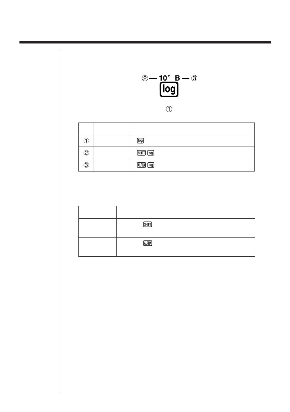 Key markings | Casio CFX-9970G User Manual | Page 29 / 39
