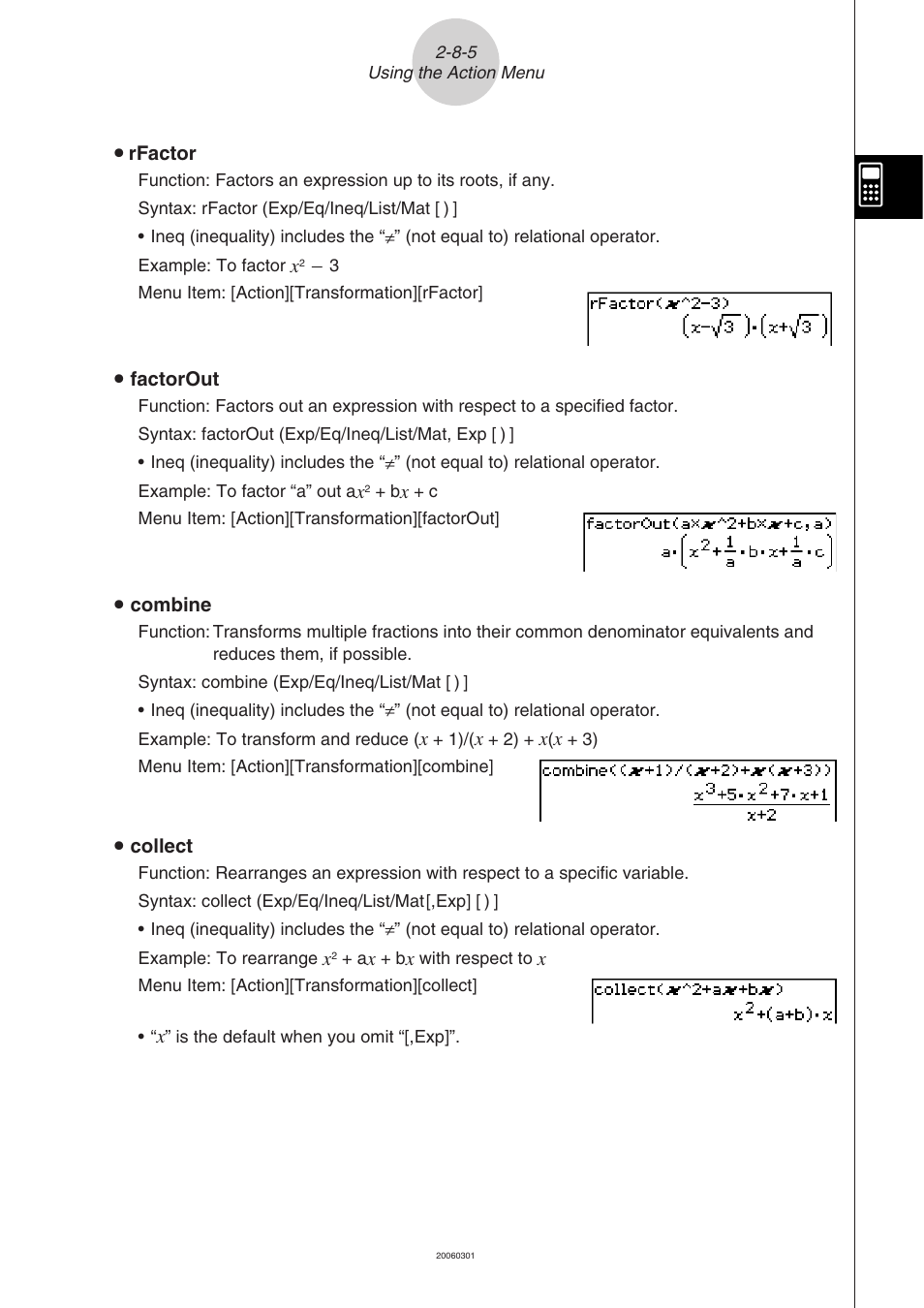 Casio CLASSPAD 330 3.04 User Manual | Page 165 / 954