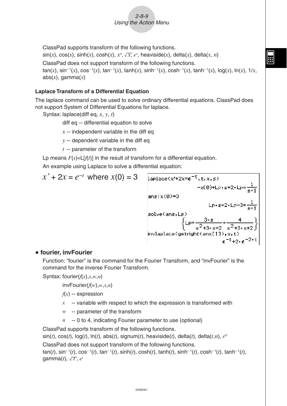 Where | Casio CLASSPAD 330 3.04 User Manual | Page 169 / 954