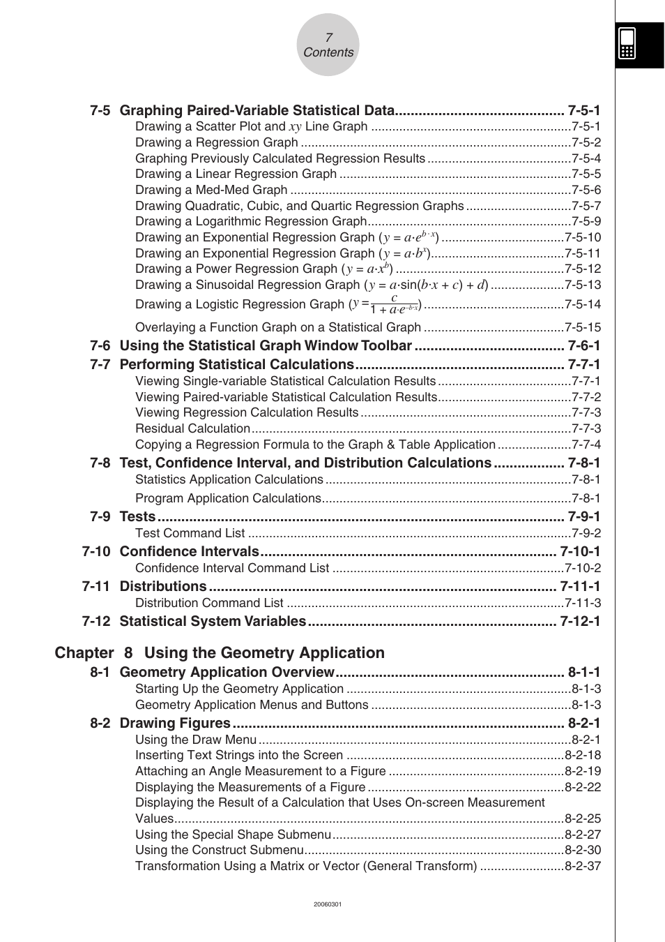 Chapter 8 using the geometry application | Casio CLASSPAD 330 3.04 User Manual | Page 18 / 954