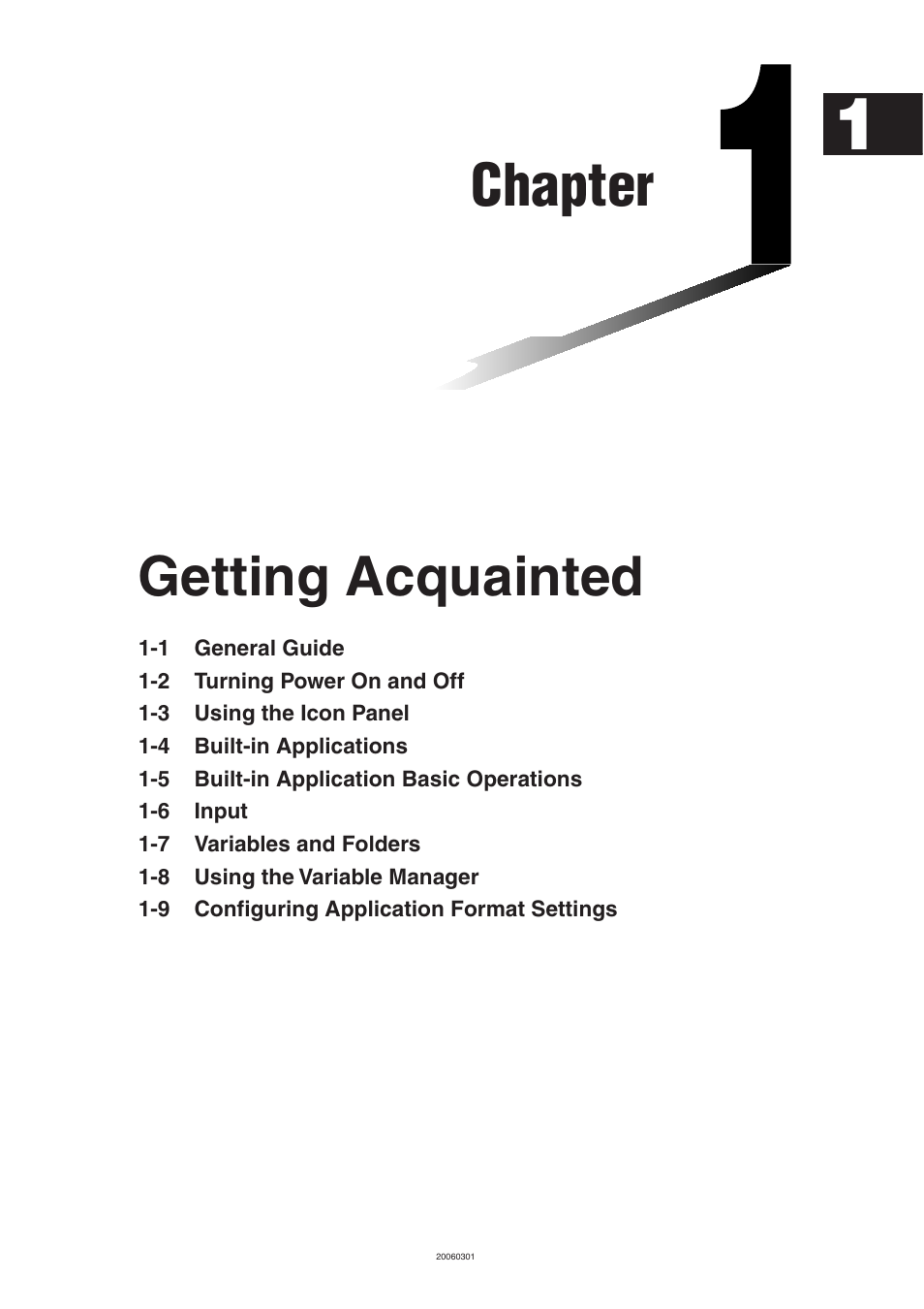 Chapter 1 getting acquainted, Chapter, Getting acquainted | Casio CLASSPAD 330 3.04 User Manual | Page 29 / 954