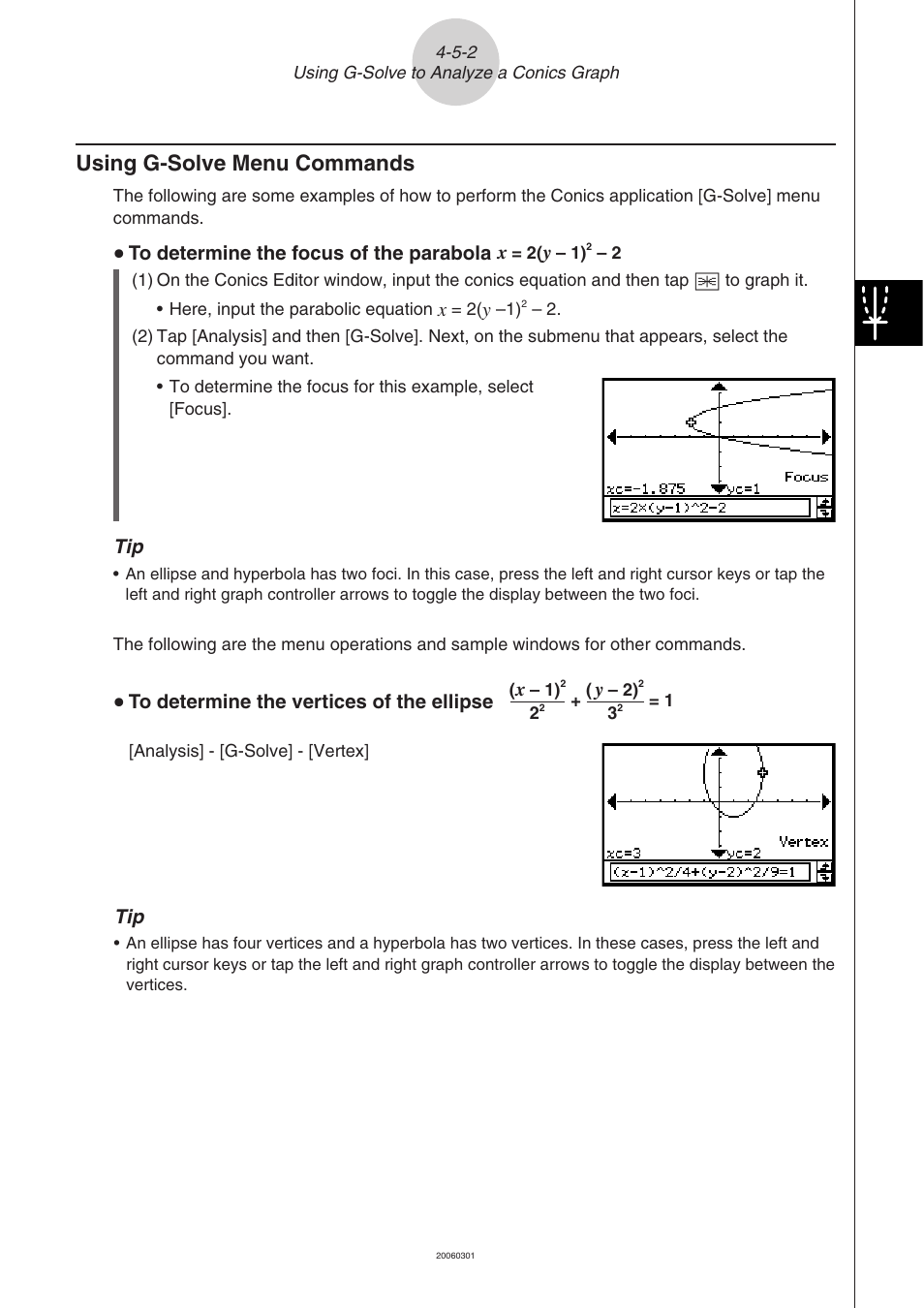 Using g-solve menu commands -5-2, Using g-solve menu commands | Casio CLASSPAD 330 3.04 User Manual | Page 340 / 954