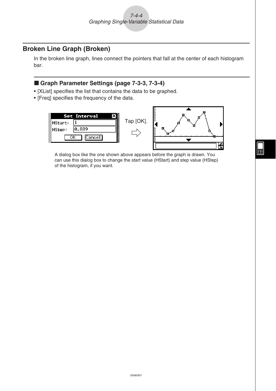 Broken line graph (broken) -4-4 | Casio CLASSPAD 330 3.04 User Manual | Page 399 / 954