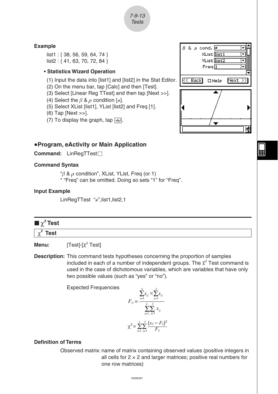 S program, eactivity or main application, Test | Casio CLASSPAD 330 3.04 User Manual | Page 436 / 954