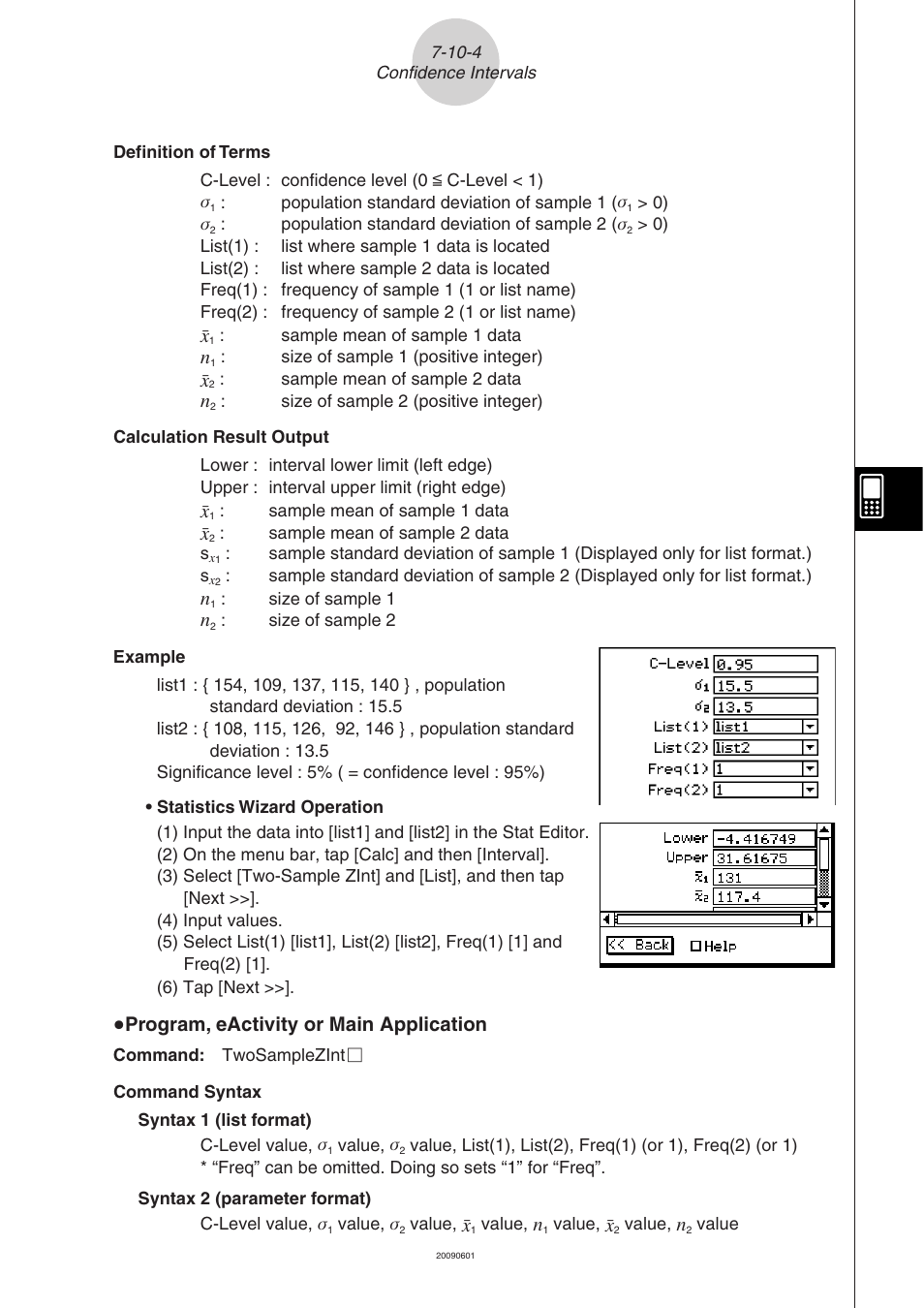 S program, eactivity or main application | Casio CLASSPAD 330 3.04 User Manual | Page 446 / 954