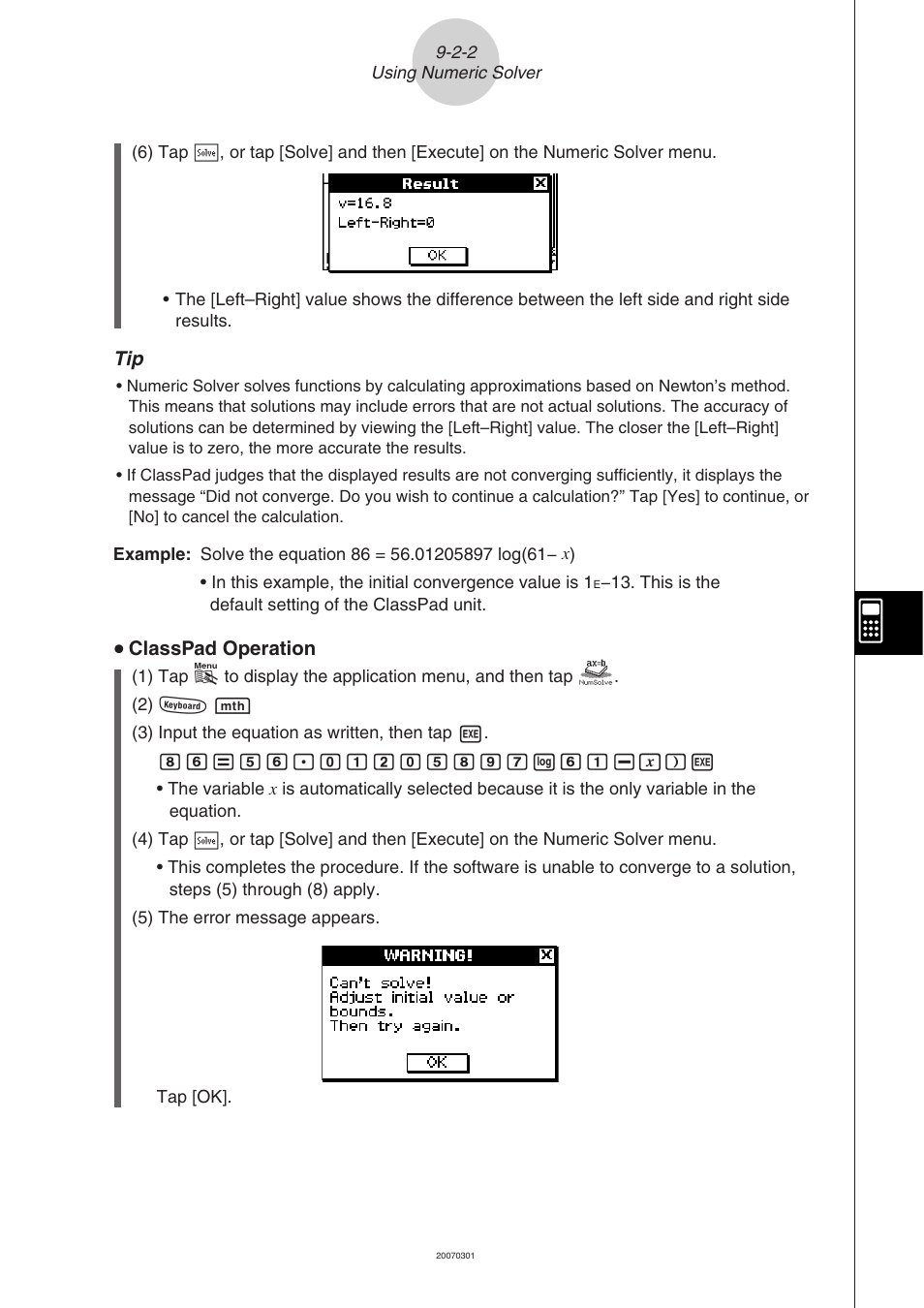 Casio CLASSPAD 330 3.04 User Manual | Page 571 / 954