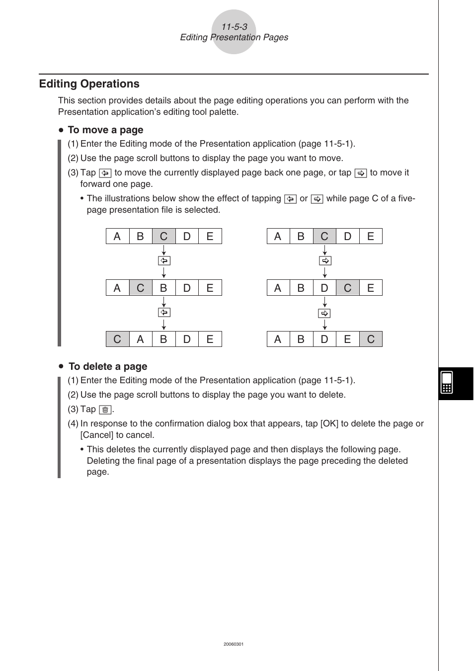 Editing operations -5-3 | Casio CLASSPAD 330 3.04 User Manual | Page 621 / 954