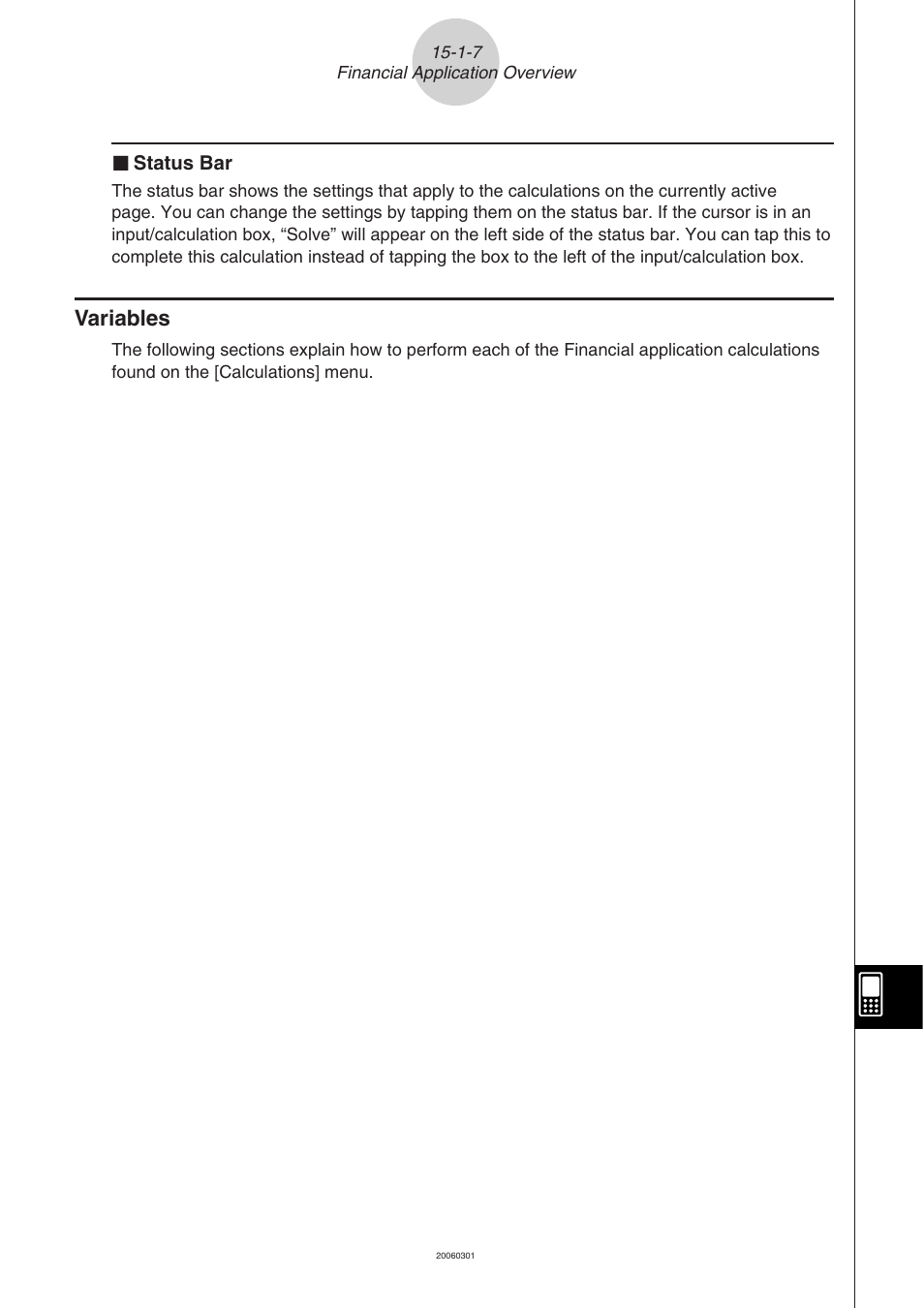 Variables -1-7, Variables | Casio CLASSPAD 330 3.04 User Manual | Page 840 / 954