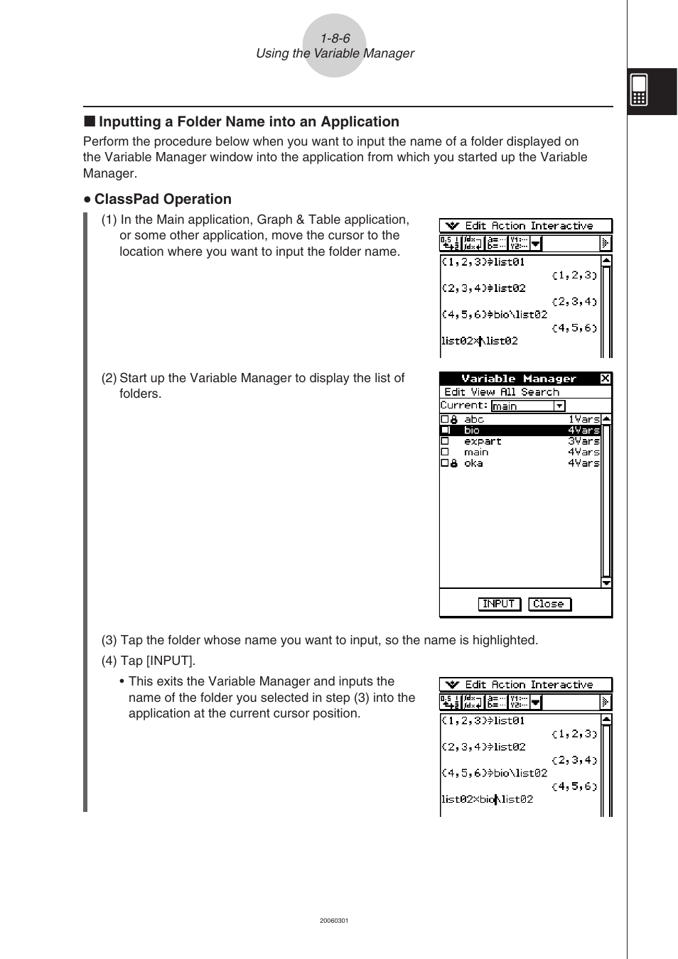 Casio CLASSPAD 330 3.04 User Manual | Page 86 / 954