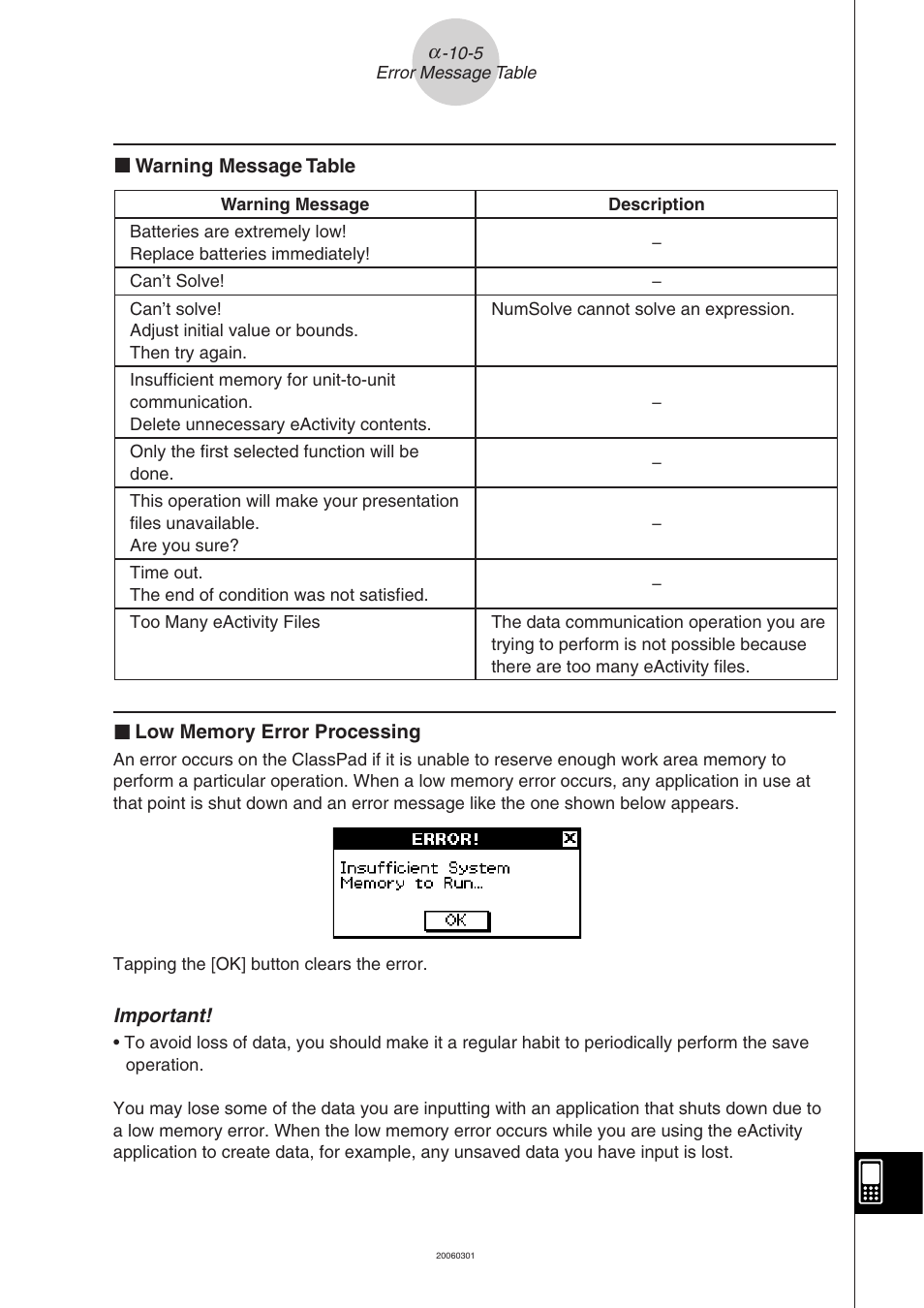 Casio CLASSPAD 330 3.04 User Manual | Page 952 / 954