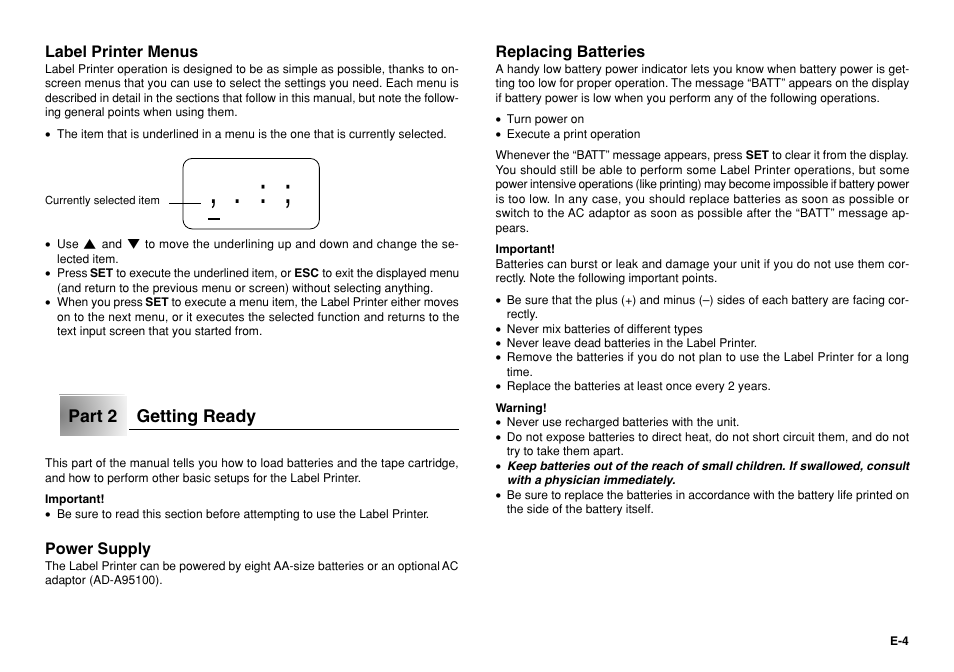 Casio KL-750 User Manual | Page 5 / 19