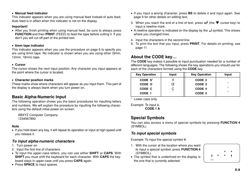 Casio KL-750 User Manual | Page 9 / 19