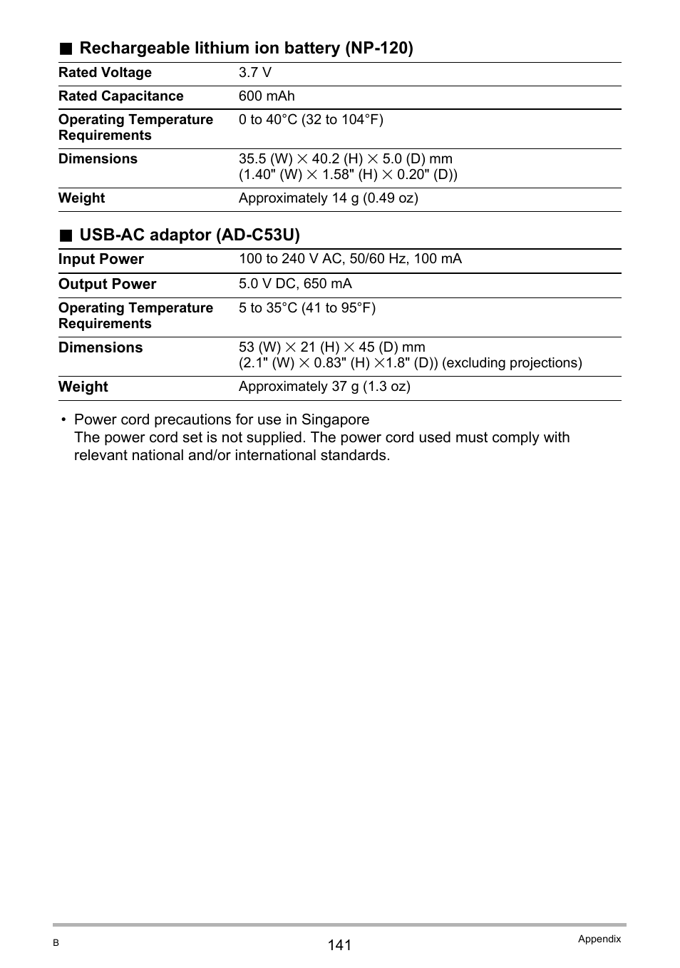 Casio EXILIM EX-ZS10 User Manual | Page 141 / 142