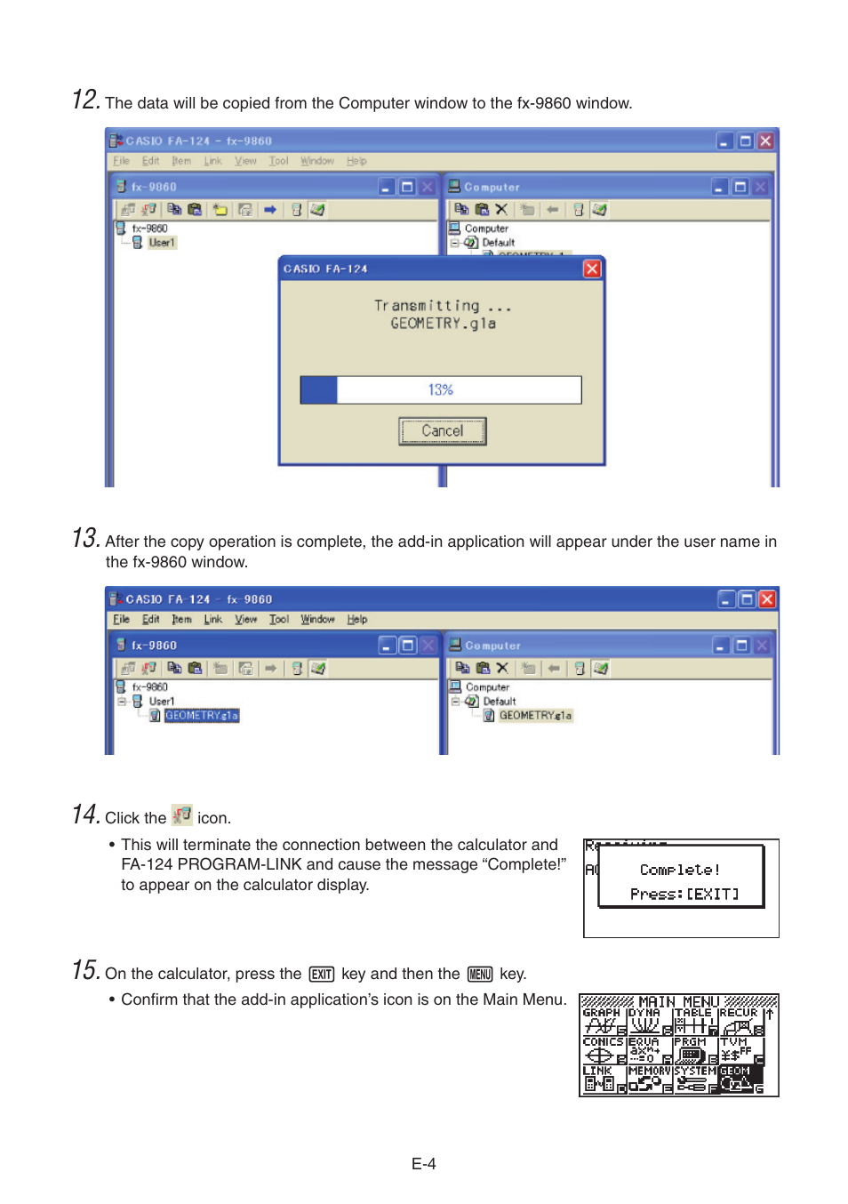 Casio FX-9860G AU E User Manual | Page 5 / 6