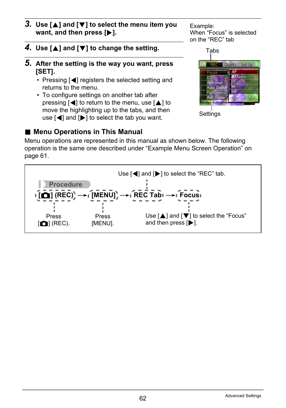 Casio EXILIM EX-Z450 User Manual | Page 62 / 191