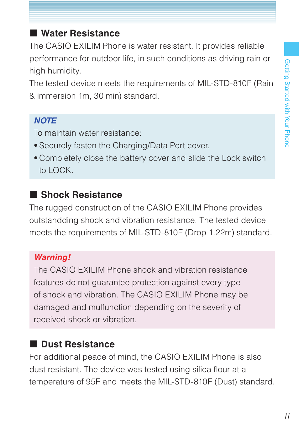Casio EXILIM C721 User Manual | Page 12 / 220