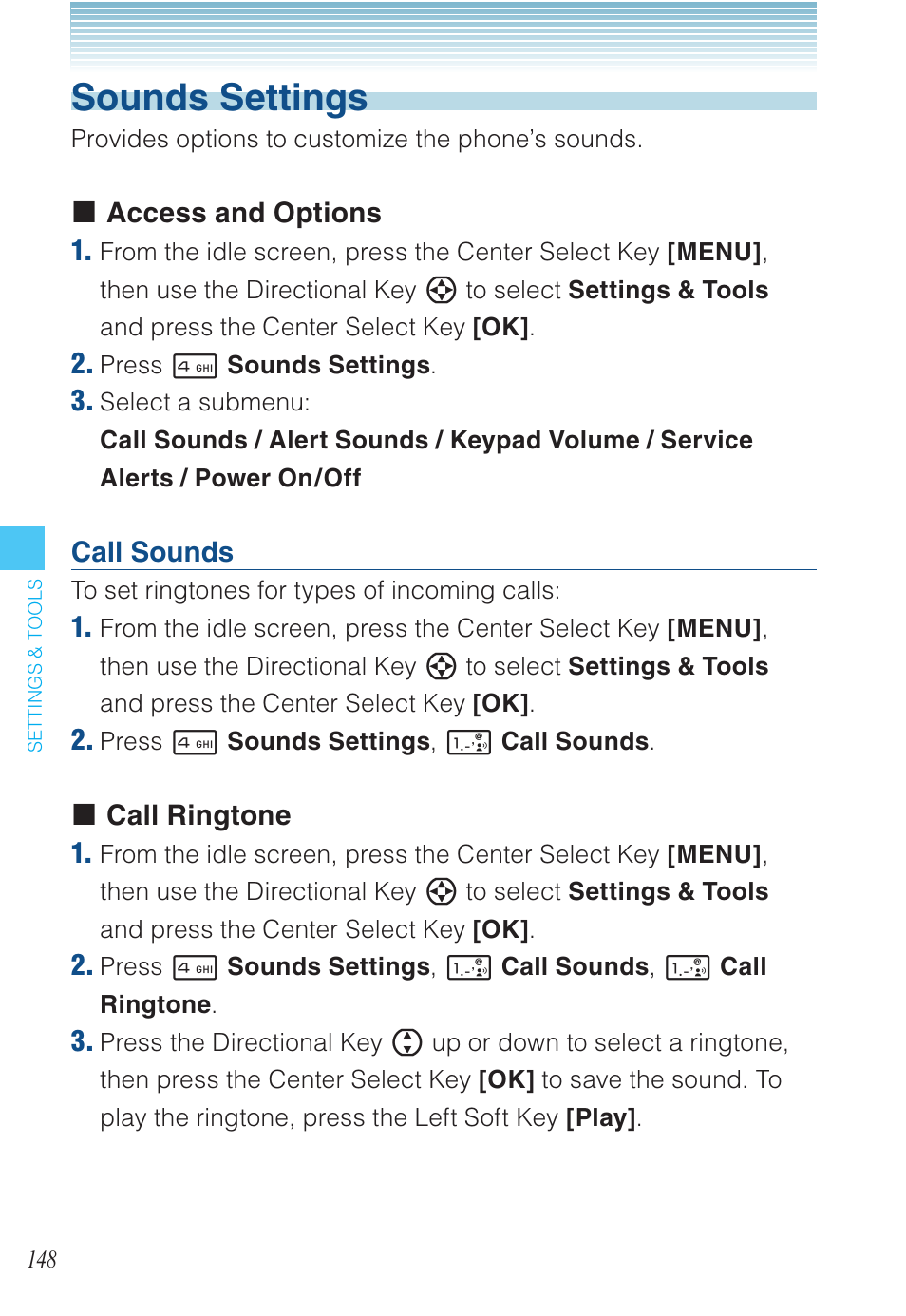 Sounds settings | Casio EXILIM C721 User Manual | Page 149 / 220