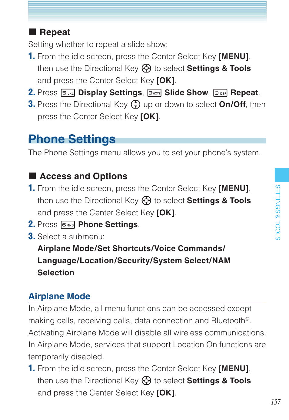 Phone settings | Casio EXILIM C721 User Manual | Page 158 / 220