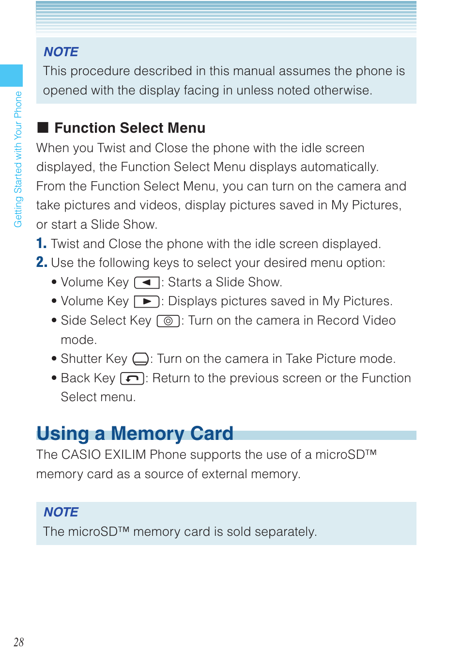 Casio EXILIM C721 User Manual | Page 29 / 220