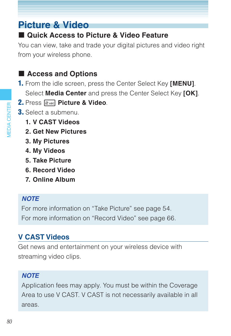 Picture & video | Casio EXILIM C721 User Manual | Page 81 / 220