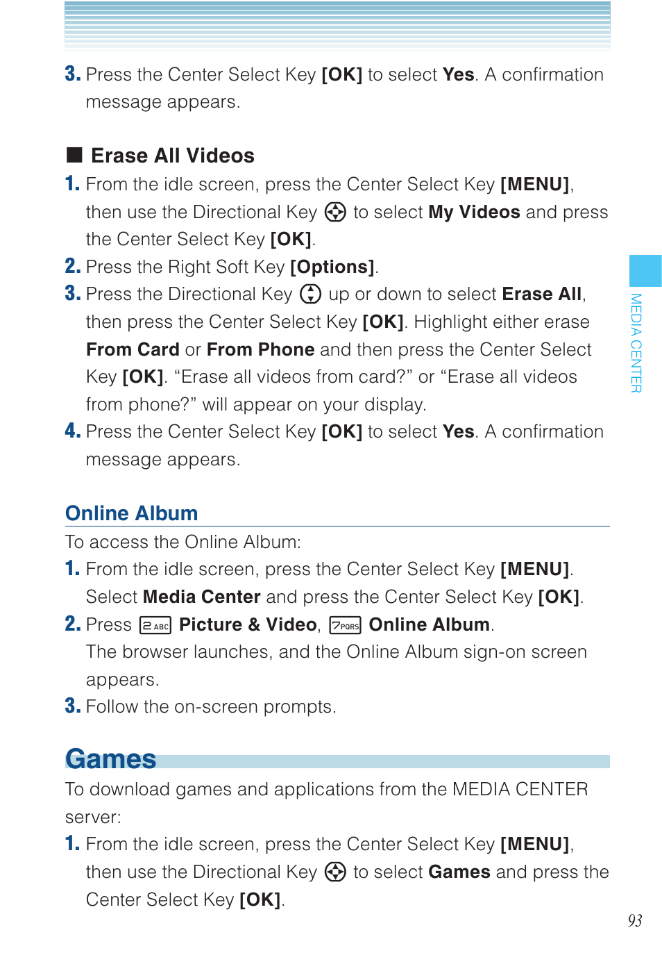 Games | Casio EXILIM C721 User Manual | Page 94 / 220