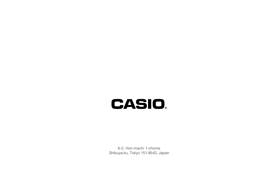 Casio RJA514733-9 User Manual | Page 30 / 30