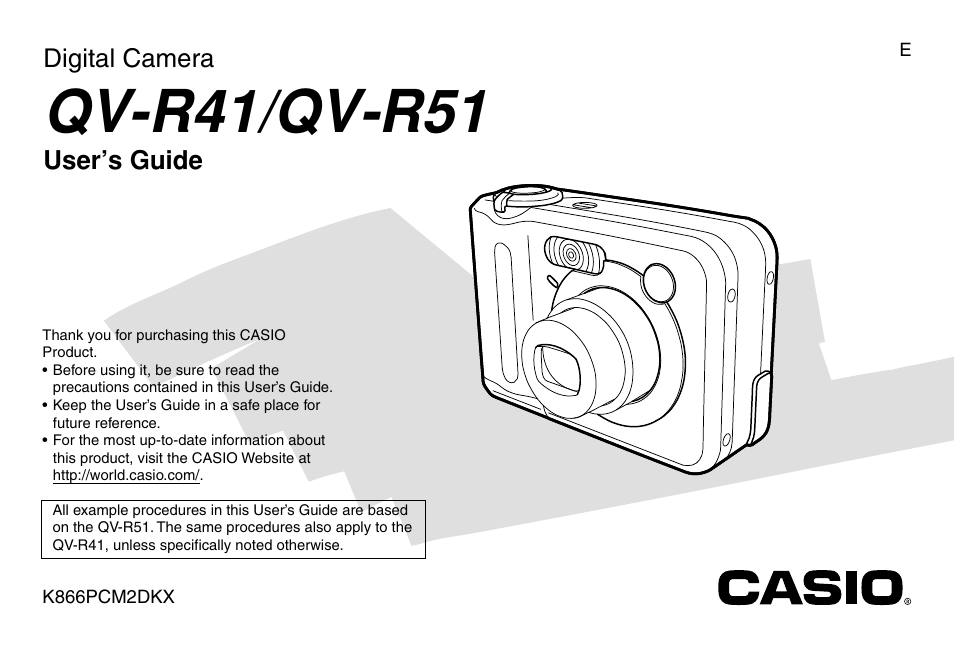 Casio R51 User Manual | 184 pages