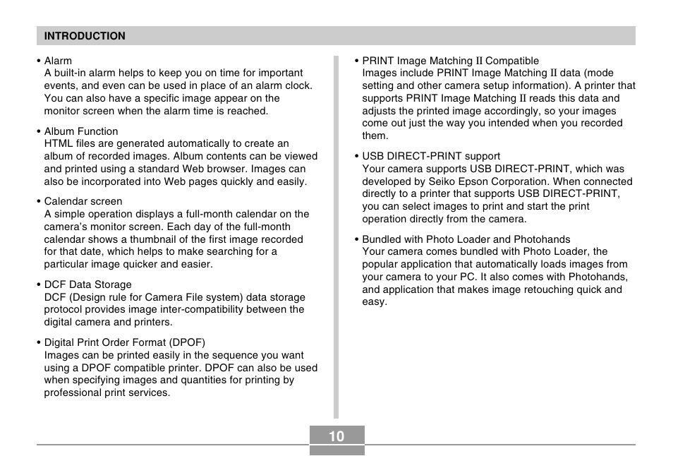 Casio R51 User Manual | Page 10 / 184