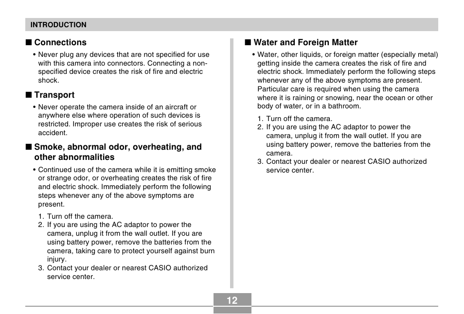 Casio R51 User Manual | Page 12 / 184