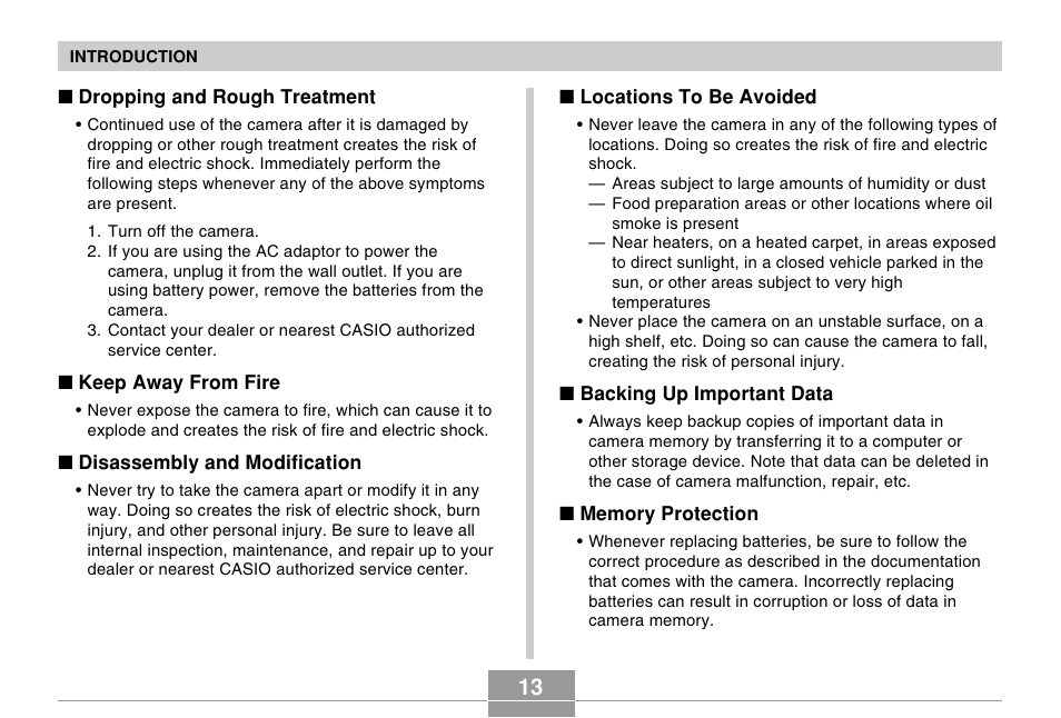 Casio R51 User Manual | Page 13 / 184