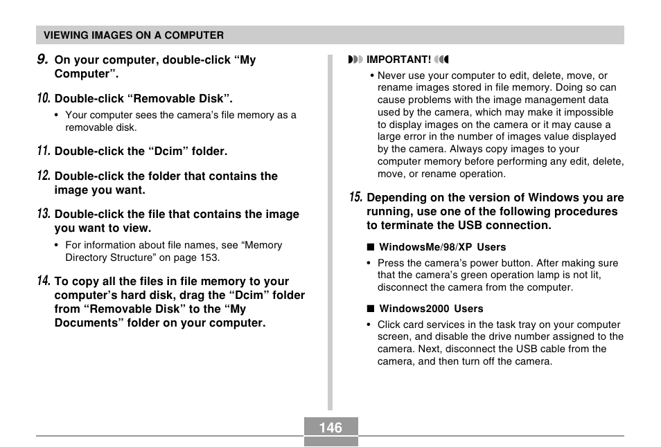 Casio R51 User Manual | Page 146 / 184