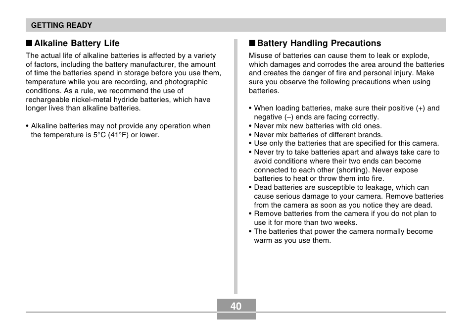 Casio R51 User Manual | Page 40 / 184