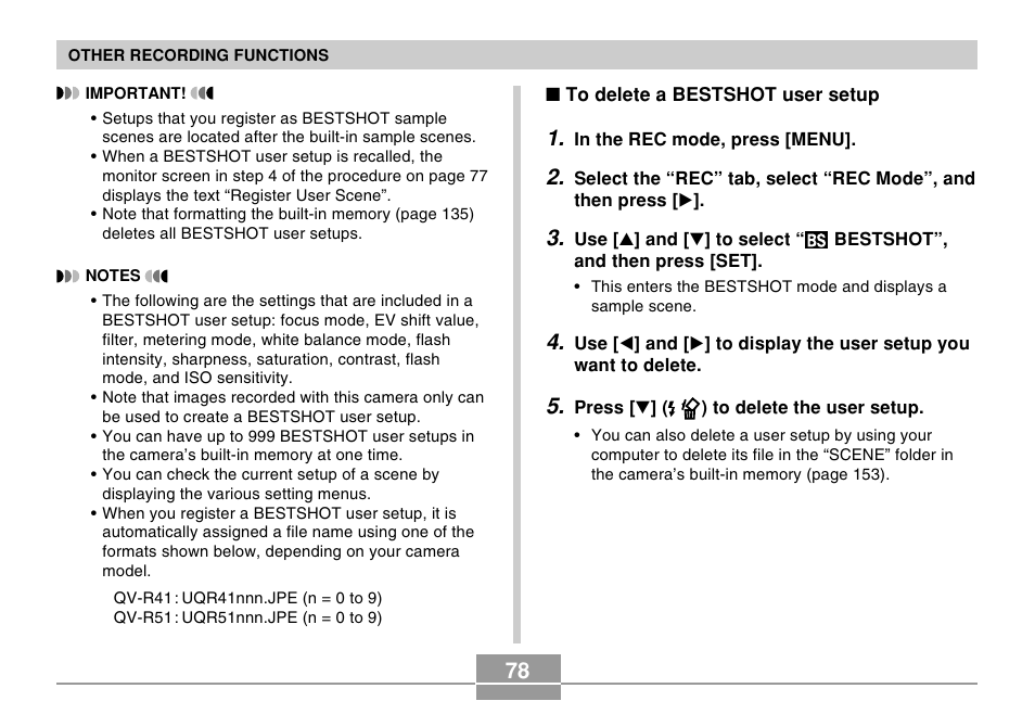 Casio R51 User Manual | Page 78 / 184