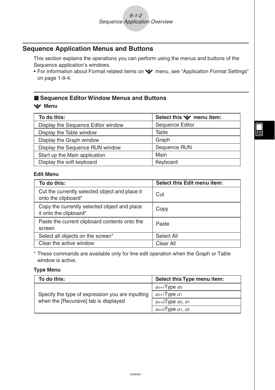Sequence application menus and buttons -1-2, Sequence application menus and buttons | Casio 330 User Manual | Page 371 / 965