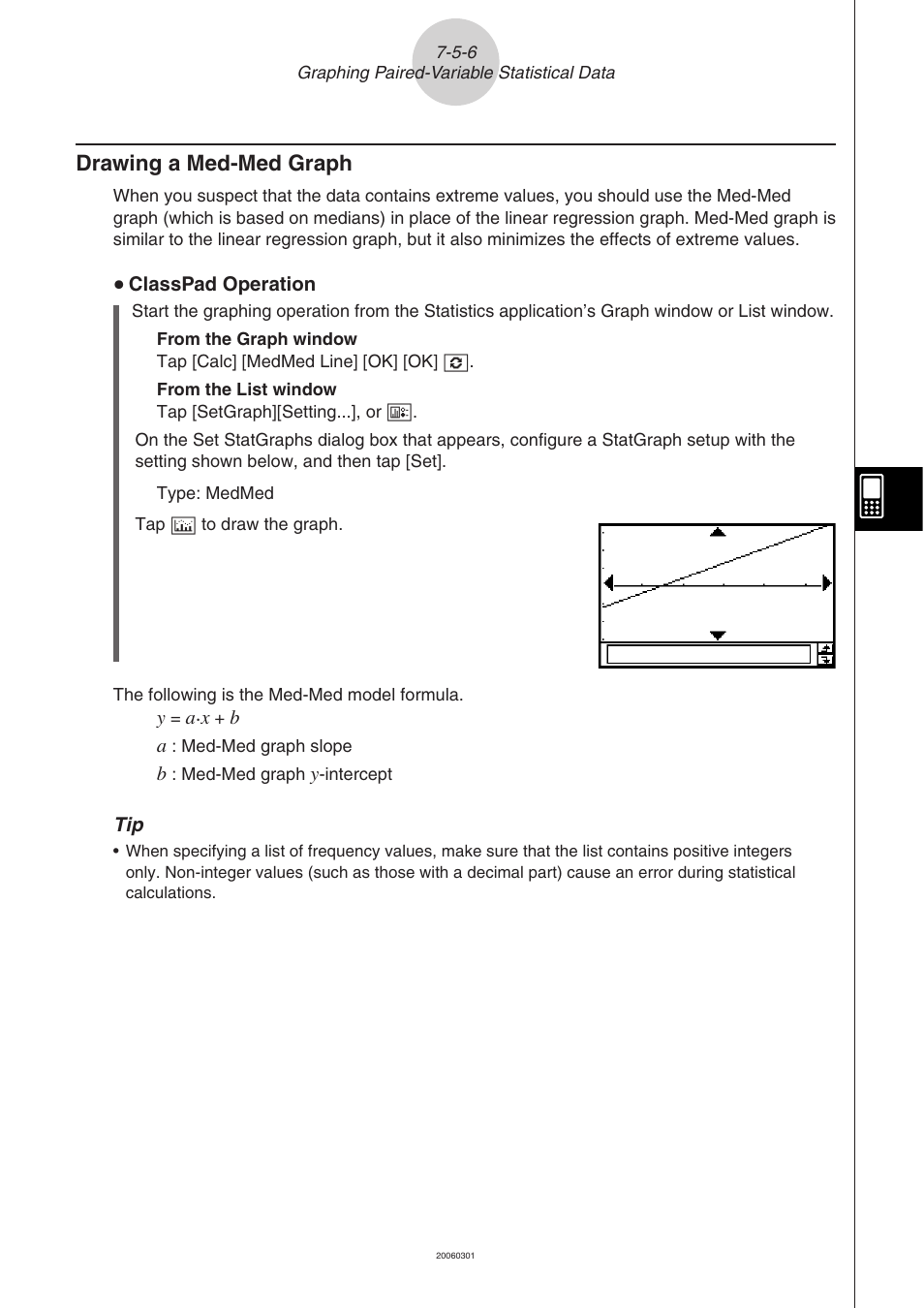 Drawing a med-med graph -5-6, Drawing a med-med graph | Casio 330 User Manual | Page 412 / 965
