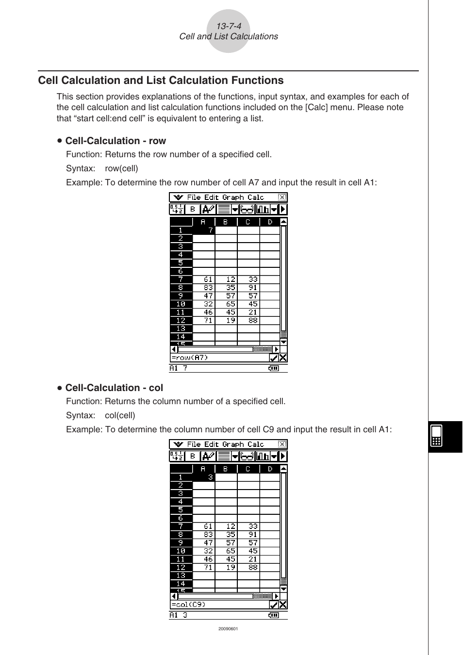 Cell calculation and list calculation functions | Casio 330 User Manual | Page 769 / 965