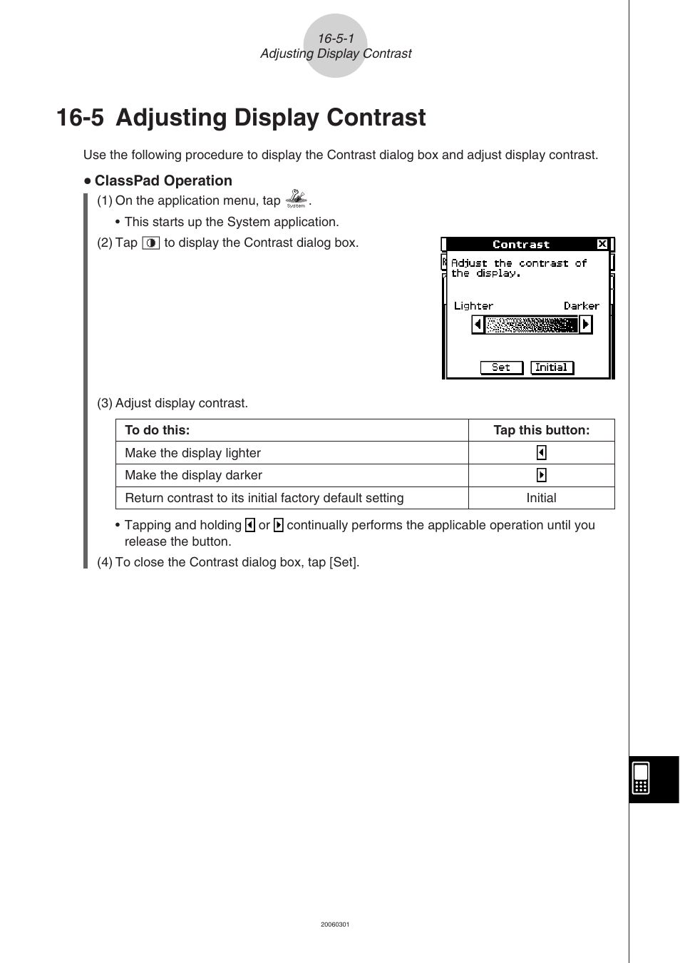 5 adjusting display contrast, 5 adjusting display contrast -5-1 | Casio 330 User Manual | Page 895 / 965